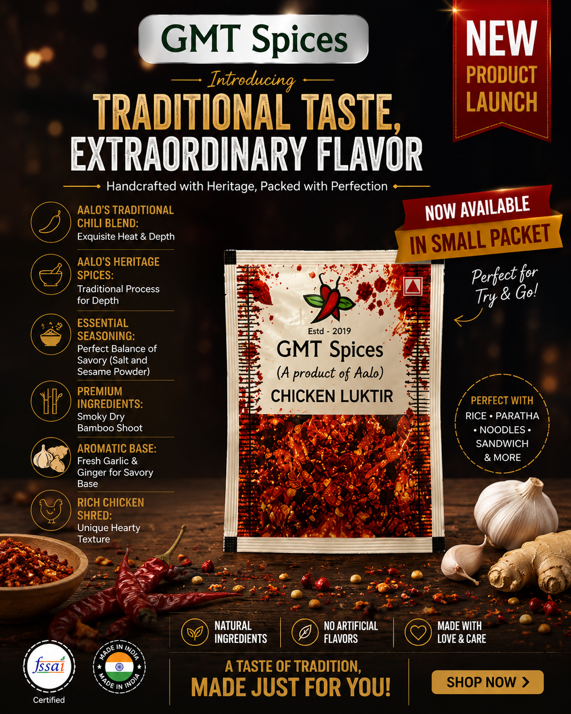 GMT Spices Chicken Luktir pack of 10