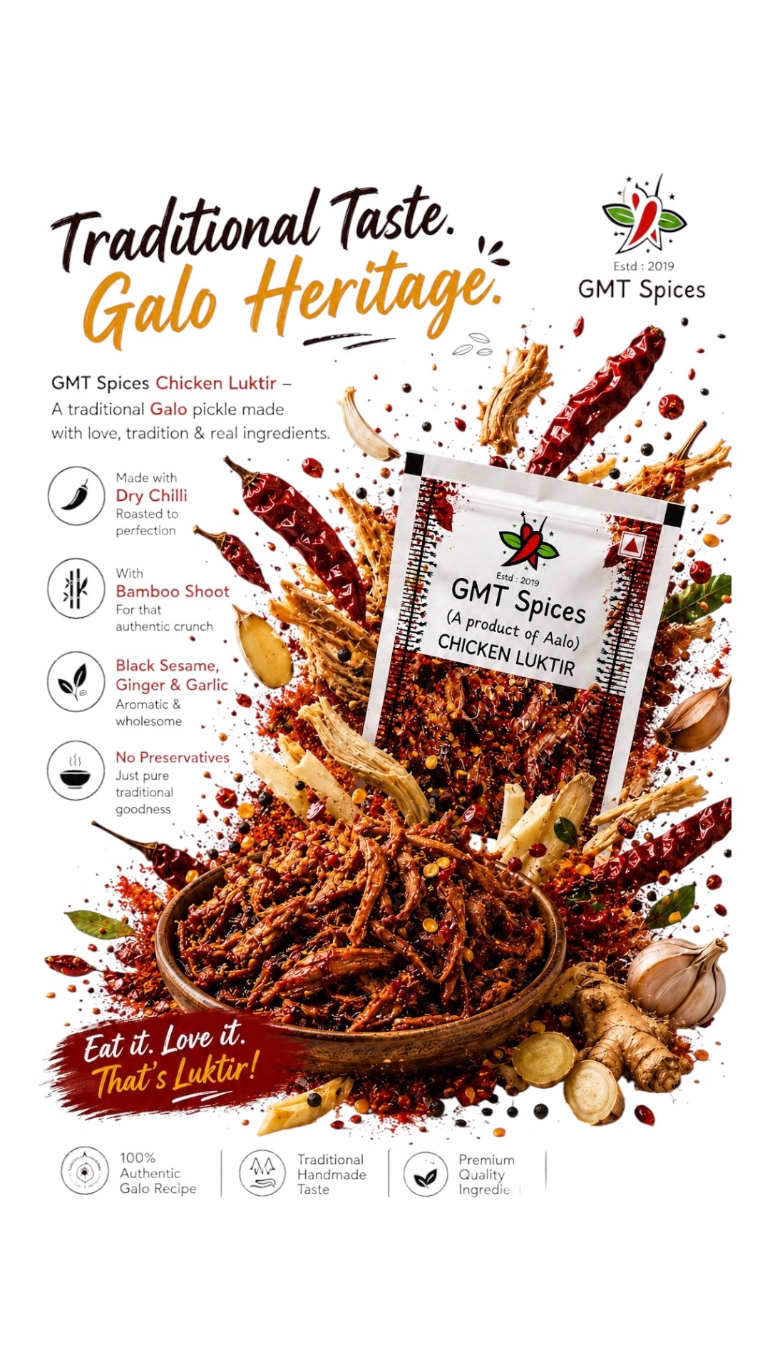 GMT Spices Chicken Luktir pack of 10